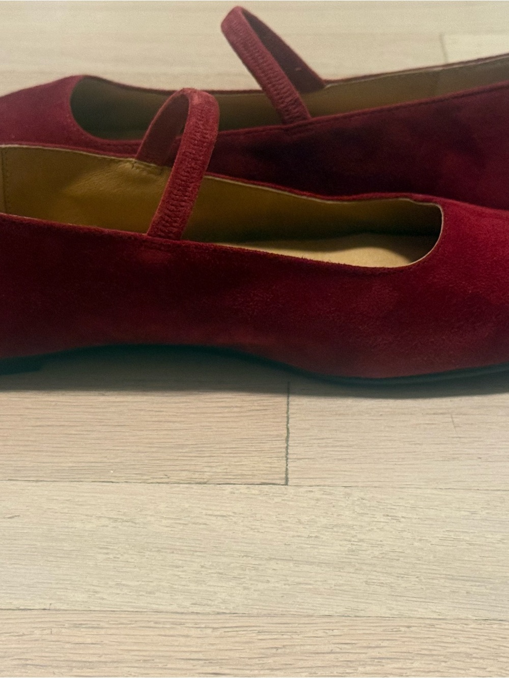 Madewell Burgundy Mary Jane Flats - Picture 5 of 13
